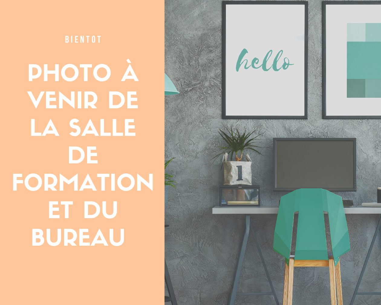 Photo à venir de la salle de formation et du bureau
